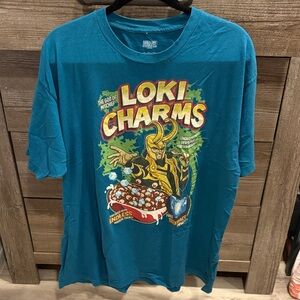 Teal Loki Charms Graphic T-Shirt